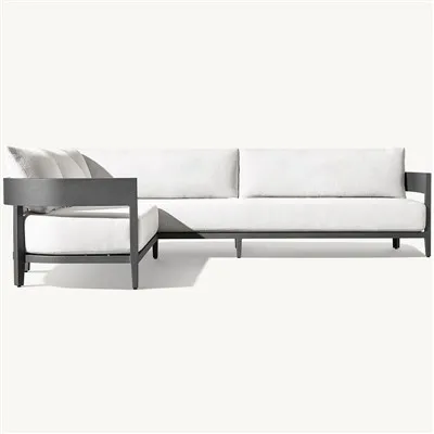 مبل گوشه ای آلومینیومی